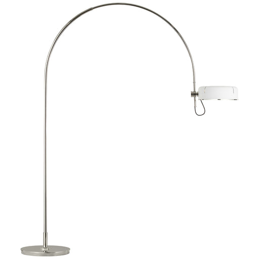 Oso LED Floor Lamp Polished Nickel