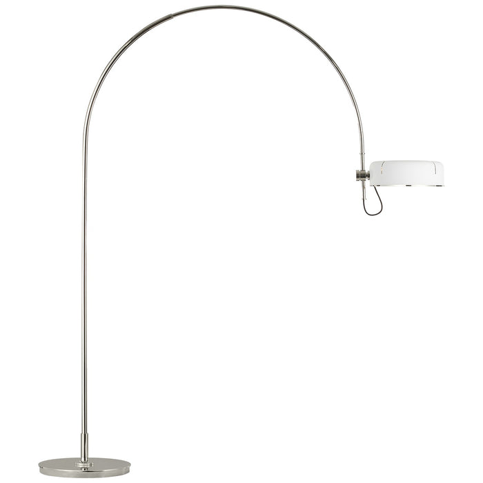Visual Comfort Signature - TOB 1132PN-WHT - LED Floor Lamp - Oso - Polished Nickel