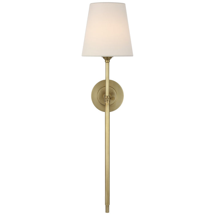 Visual Comfort Signature - TOB 2044HAB-L-CL - LED Wall Sconce - Bryant - Hand-Rubbed Antique Brass