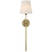 Visual Comfort Signature - TOB 2044HAB-L-CL - LED Wall Sconce - Bryant - Hand-Rubbed Antique Brass
