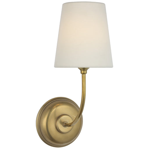 Vendome LED Wall Sconce Hand-Rubbed Antique Brass