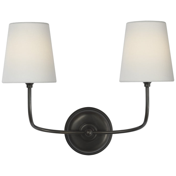Visual Comfort Signature - TOB 2088BZ-L-CL - LED Wall Sconce - Vendome - Bronze