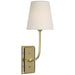 Visual Comfort Signature - TOB 2189HAB-L-CL - LED Wall Sconce - Hulton - Hand-Rubbed Antique Brass