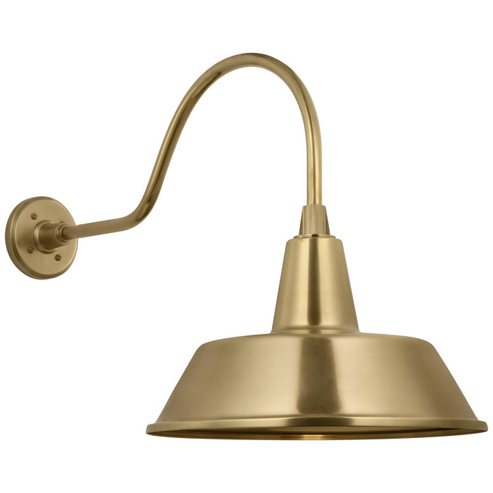 Visual Comfort Signature - TOB 2802HAB/S2-HAB - LED Barn Light - Academy Barn Light - Hand-Rubbed Antique Brass