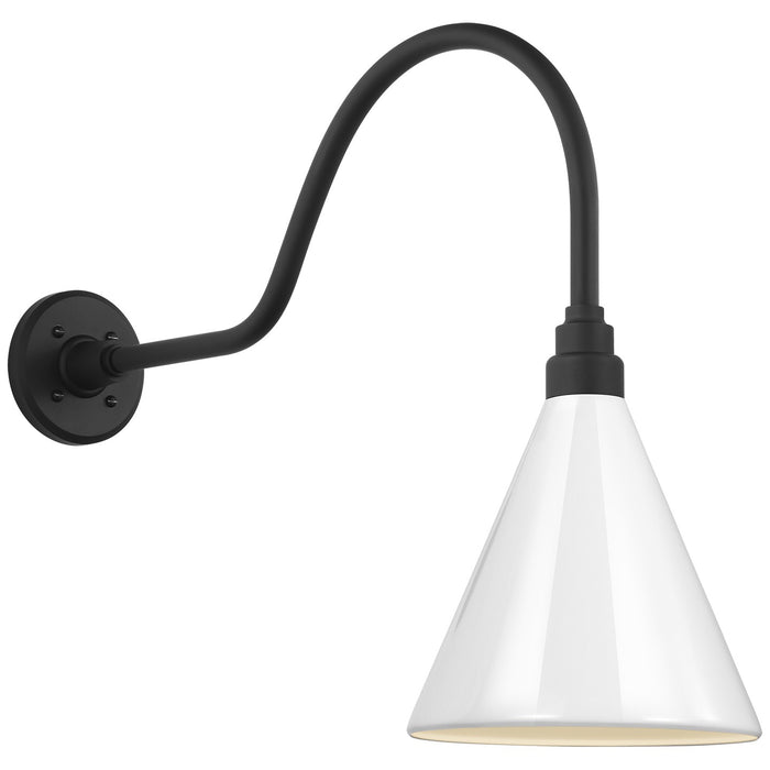 Visual Comfort Signature - TOB 2802MBK/S10-WHT - LED Barn Light - Academy Barn Light - Matte Black
