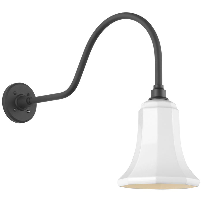 Visual Comfort Signature - TOB 2802MBK/S8-WHT - LED Barn Light - Academy Barn Light - Matte Black
