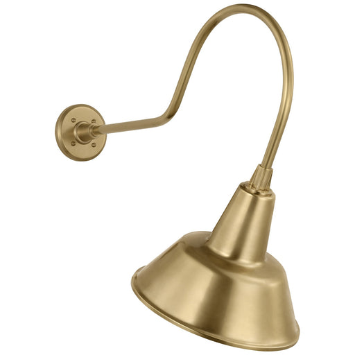 Academy Barn Light LED Barn Light Hand-Rubbed Antique Brass