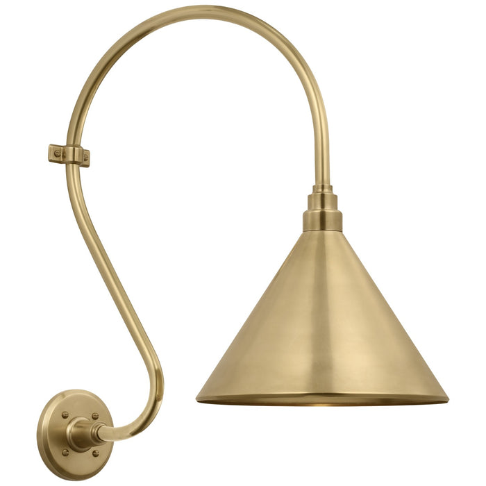 Visual Comfort Signature - TOB 2804HAB/S11-HAB - LED Barn Light - Academy Barn Light - Hand-Rubbed Antique Brass