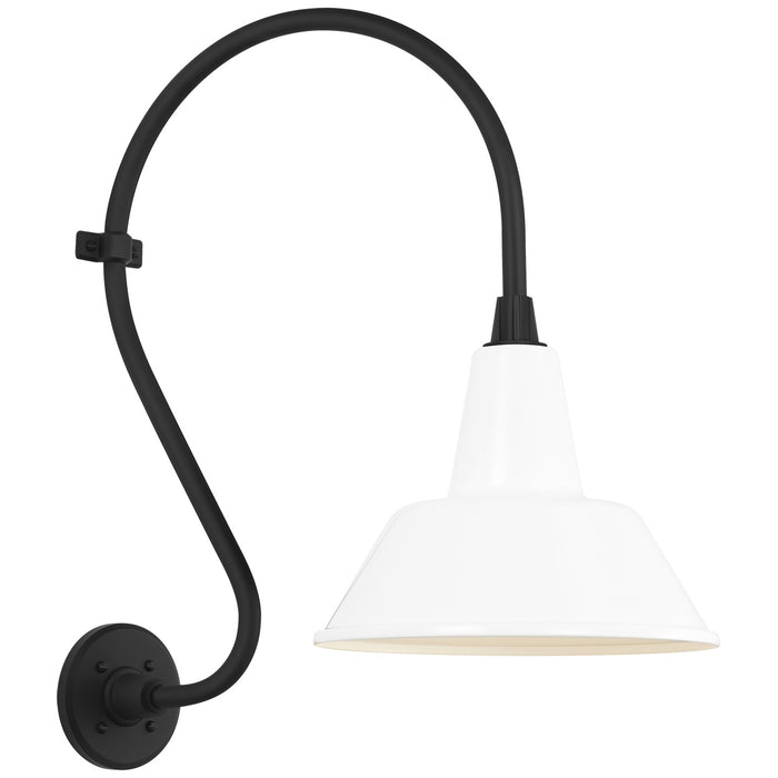 Visual Comfort Signature - TOB 2804MBK/S1-WHT - LED Barn Light - Academy Barn Light - Matte Black