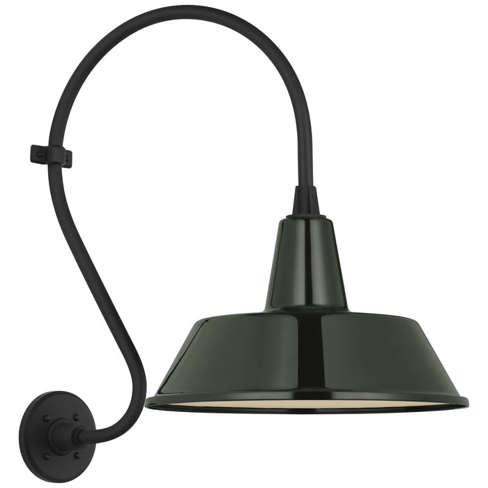 Visual Comfort Signature - TOB 2804MBK/S2-G - LED Barn Light - Academy Barn Light - Matte Black