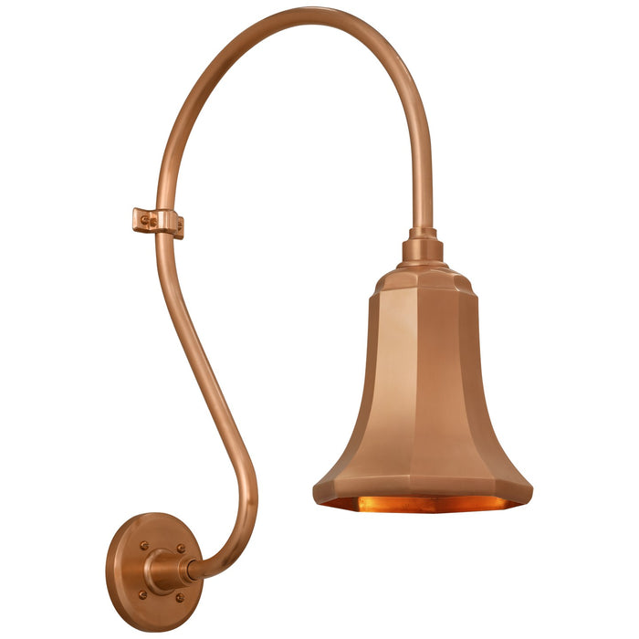 Visual Comfort Signature - TOB 2804SC/S8-SC - LED Barn Light - Academy Barn Light - Soft Copper