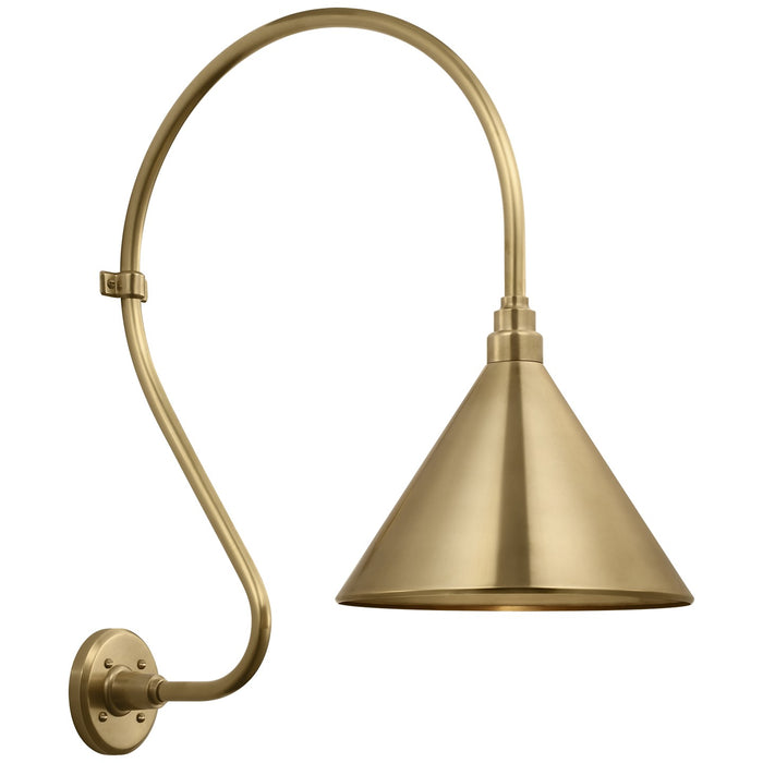 Visual Comfort Signature - TOB 2805HAB/S11-HAB - LED Barn Light - Academy Barn Light - Hand-Rubbed Antique Brass