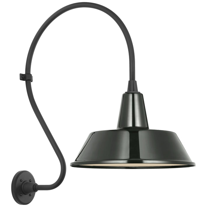 Visual Comfort Signature - TOB 2805MBK/S2-G - LED Barn Light - Academy Barn Light - Matte Black