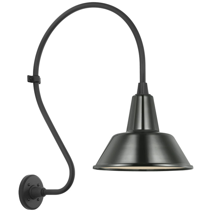 Visual Comfort Signature - TOB 2805MBK/S1-G - LED Barn Light - Academy Barn Light - Matte Black