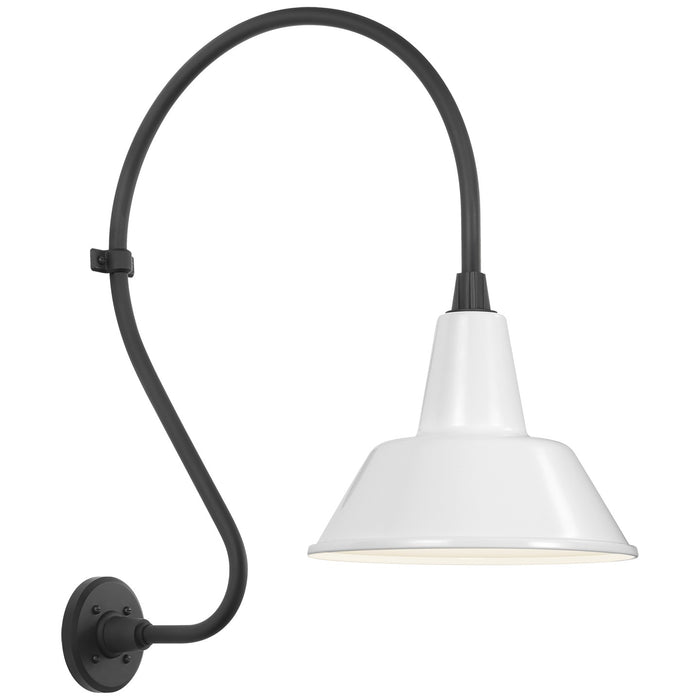 Visual Comfort Signature - TOB 2805MBK/S1-WHT - LED Barn Light - Academy Barn Light - Matte Black