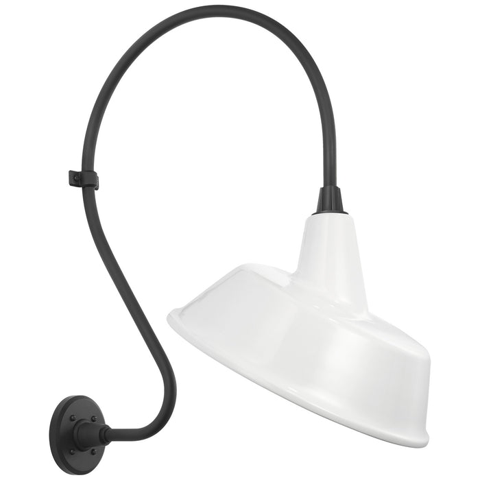 Visual Comfort Signature - TOB 2805MBK/S4-WHT - LED Barn Light - Academy Barn Light - Matte Black