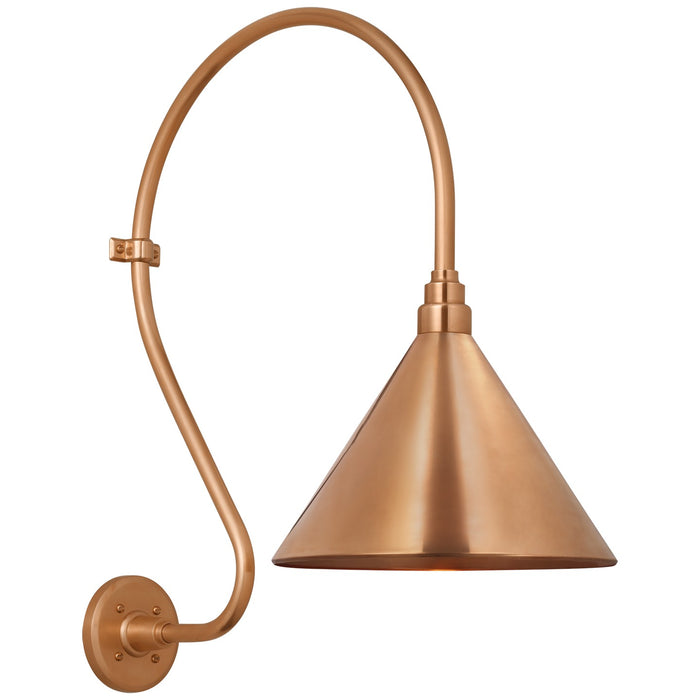 Visual Comfort Signature - TOB 2805SC/S11-SC - LED Barn Light - Academy Barn Light - Soft Copper