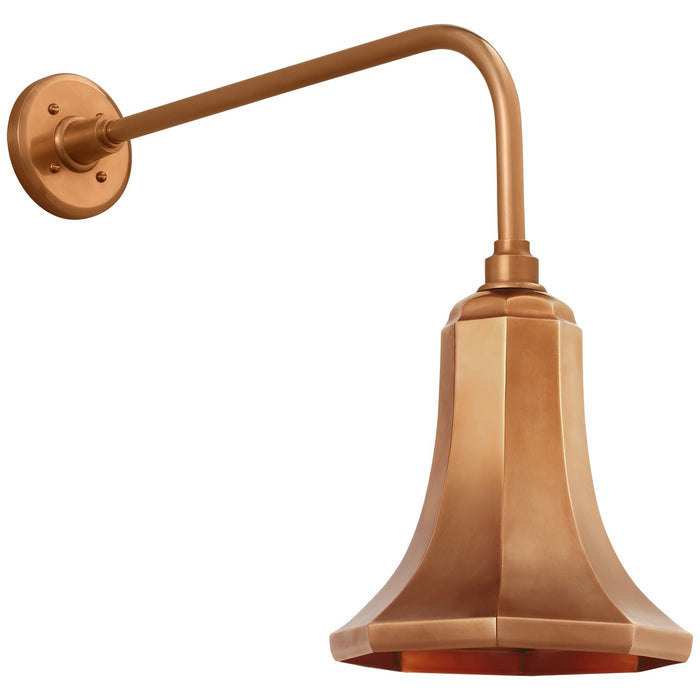 Visual Comfort Signature - TOB 2809SC/S9-SC - LED Barn Light - Academy Barn Light - Soft Copper