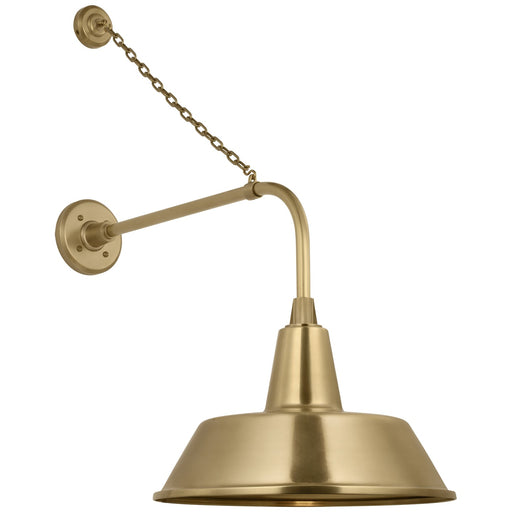 Academy Barn Light LED Barn Light Hand-Rubbed Antique Brass