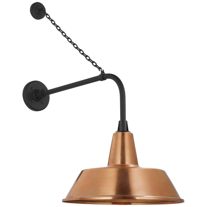 Visual Comfort Signature - TOB 2810MBK/S2-SC - LED Barn Light - Academy Barn Light - Matte Black