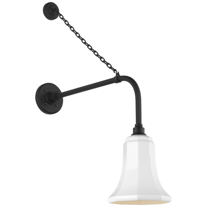 Visual Comfort Signature - TOB 2810MBK/S8-WHT - LED Barn Light - Academy Barn Light - Matte Black