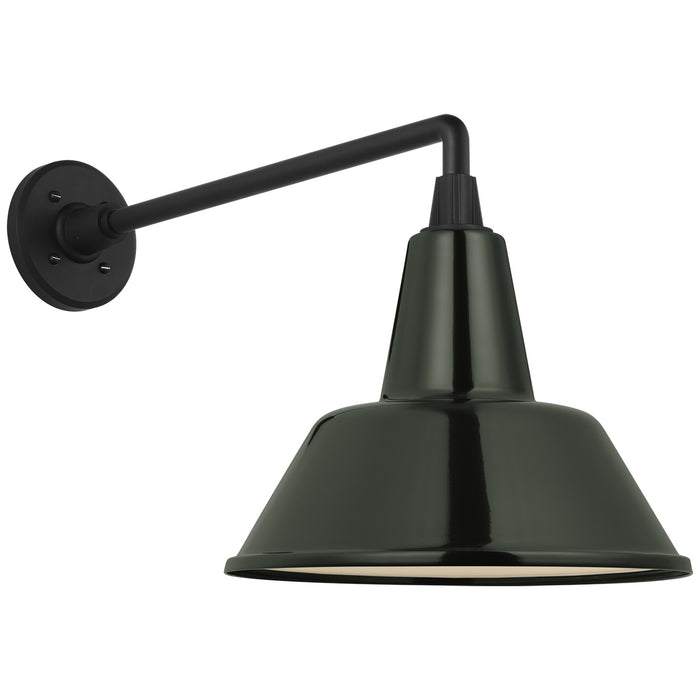 Visual Comfort Signature - TOB 2812MBK/S1-G - LED Barn Light - Academy Barn Light - Matte Black