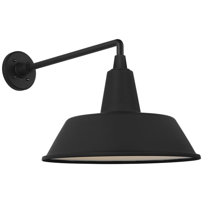 Visual Comfort Signature - TOB 2812MBK/S2-MBK - LED Barn Light - Academy Barn Light - Matte Black