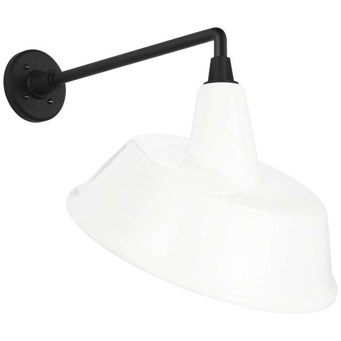 Visual Comfort Signature - TOB 2812MBK/S4-WHT - LED Barn Light - Academy Barn Light - Matte Black