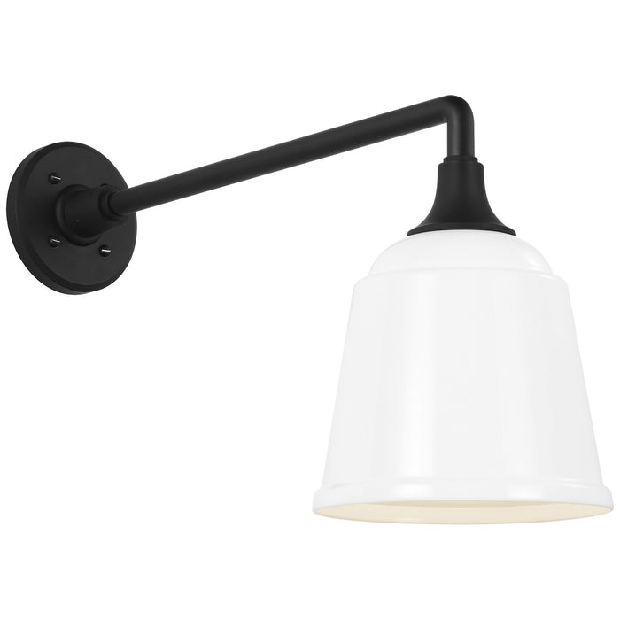 Visual Comfort Signature - TOB 2812MBK/S5-WHT - LED Barn Light - Academy Barn Light - Matte Black
