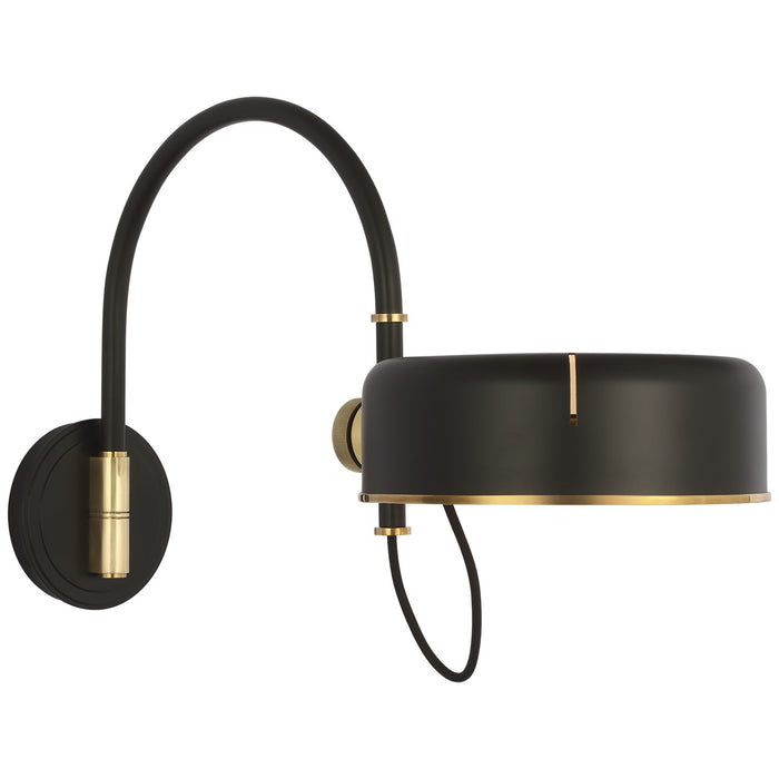 Visual Comfort Signature - TOB 2132MI/HAB-MI - LED Wall Sconce - Oso - Modern Iron and Hand-Rubbed Antique Brass