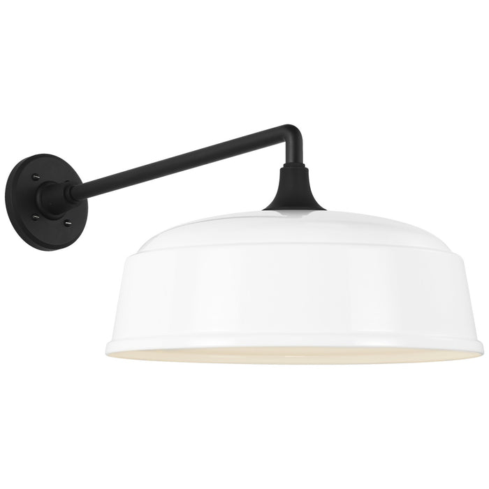 Visual Comfort Signature - TOB 2812MBK/S7-WHT - LED Barn Light - Academy Barn Light - Matte Black