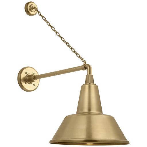 Academy Barn Light LED Barn Light Hand-Rubbed Antique Brass