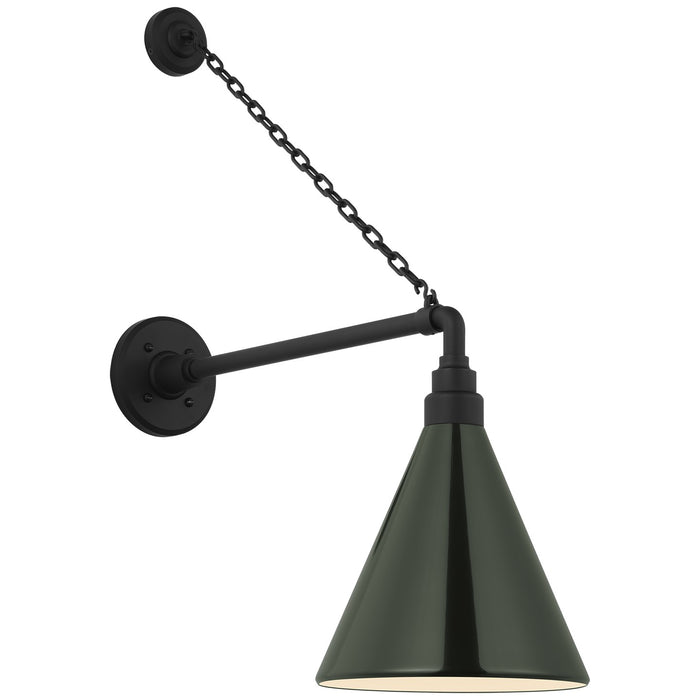Visual Comfort Signature - TOB 2813MBK/S10-G - LED Barn Light - Academy Barn Light - Matte Black