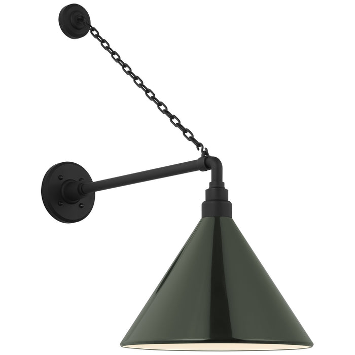 Visual Comfort Signature - TOB 2813MBK/S11-G - LED Barn Light - Academy Barn Light - Matte Black