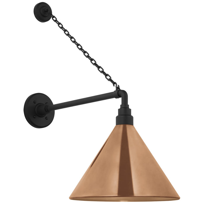 Visual Comfort Signature - TOB 2813MBK/S11-SC - LED Barn Light - Academy Barn Light - Matte Black