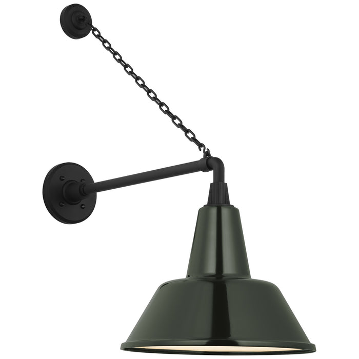 Visual Comfort Signature - TOB 2813MBK/S1-G - LED Barn Light - Academy Barn Light - Matte Black