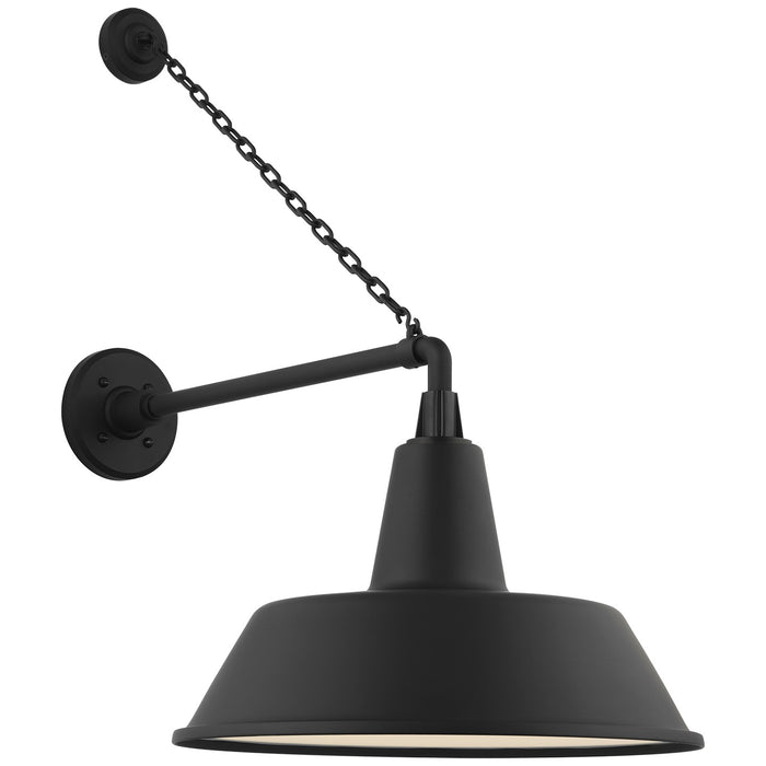 Visual Comfort Signature - TOB 2813MBK/S2-MBK - LED Barn Light - Academy Barn Light - Matte Black