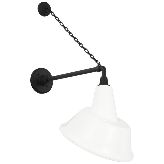 Visual Comfort Signature - TOB 2813MBK/S3-WHT - LED Barn Light - Academy Barn Light - Matte Black