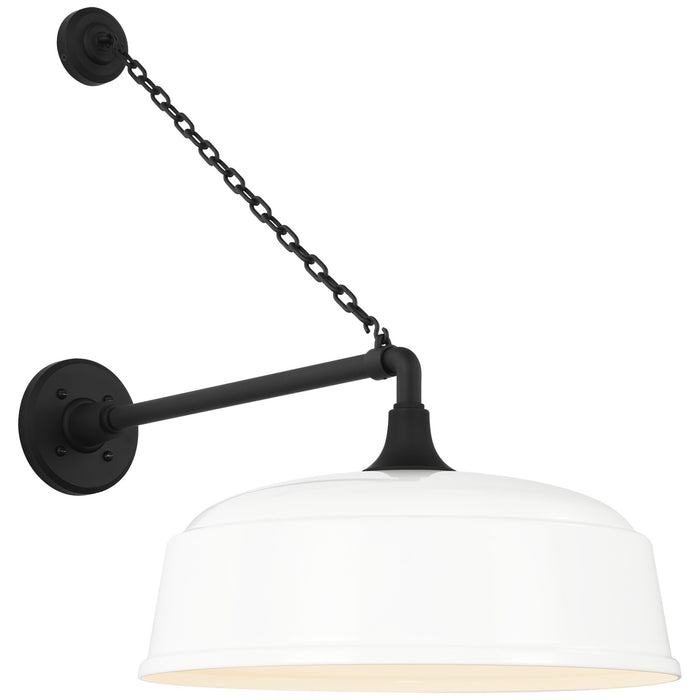 Visual Comfort Signature - TOB 2813MBK/S7-WHT - LED Barn Light - Academy Barn Light - Matte Black