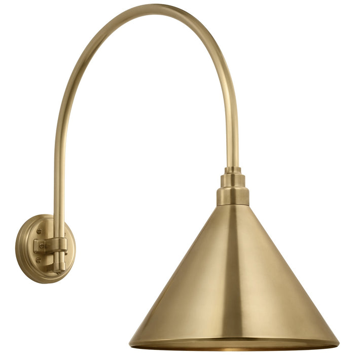 Visual Comfort Signature - TOB 2815HAB/S11-HAB - LED Barn Light - Academy Barn Light - Hand-Rubbed Antique Brass