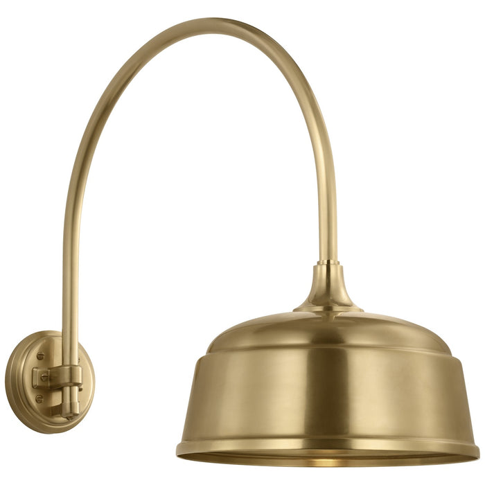 Visual Comfort Signature - TOB 2815HAB/S6-HAB - LED Barn Light - Academy Barn Light - Hand-Rubbed Antique Brass