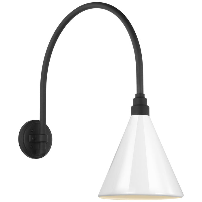 Visual Comfort Signature - TOB 2815MBK/S10-WHT - LED Barn Light - Academy Barn Light - Matte Black