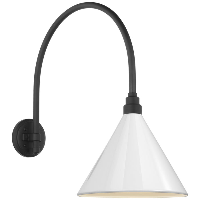 Visual Comfort Signature - TOB 2815MBK/S11-WHT - LED Barn Light - Academy Barn Light - Matte Black