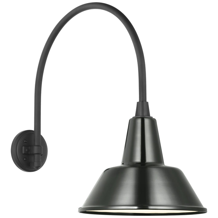 Visual Comfort Signature - TOB 2815MBK/S1-G - LED Barn Light - Academy Barn Light - Matte Black