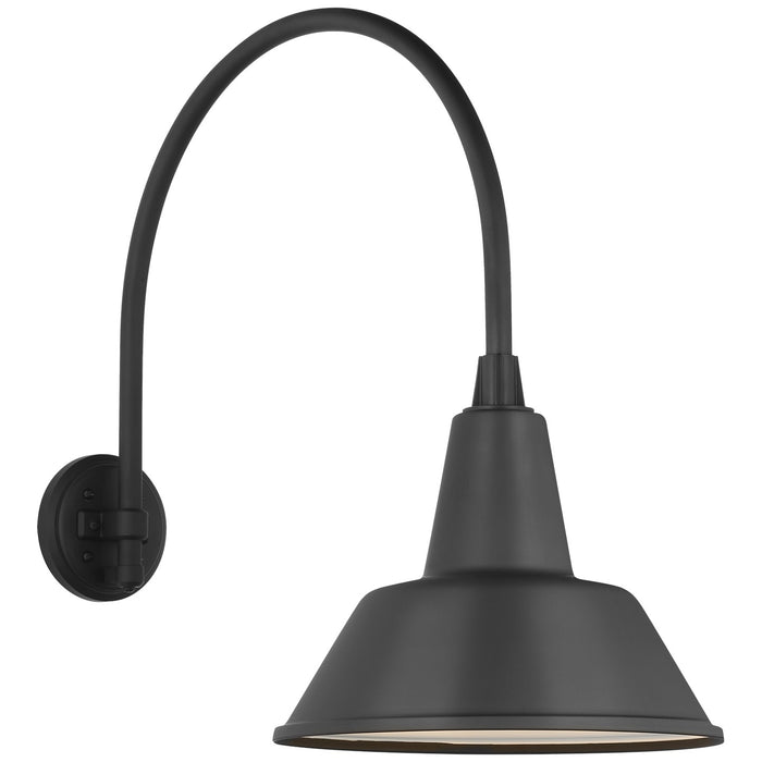 Visual Comfort Signature - TOB 2815MBK/S1-MBK - LED Barn Light - Academy Barn Light - Matte Black