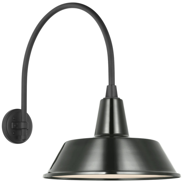 Visual Comfort Signature - TOB 2815MBK/S2-G - LED Barn Light - Academy Barn Light - Matte Black