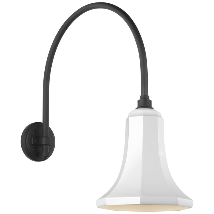 Visual Comfort Signature - TOB 2815MBK/S9-WHT - LED Barn Light - Academy Barn Light - Matte Black