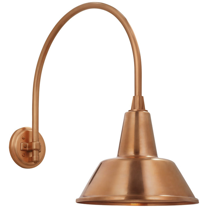 Visual Comfort Signature - TOB 2815SC/S1-SC - LED Barn Light - Academy Barn Light - Soft Copper