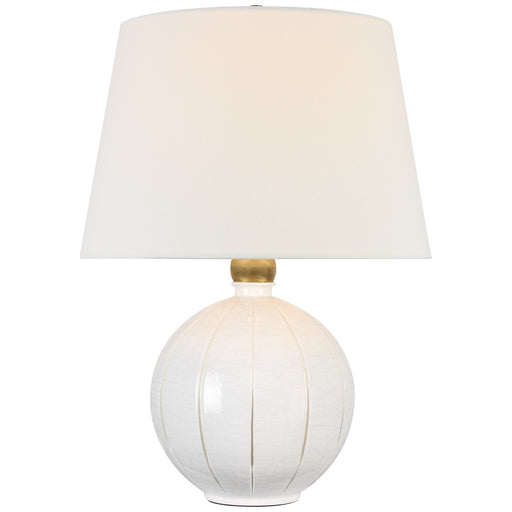 Ponteil LED Table Lamp Crackled Ivory