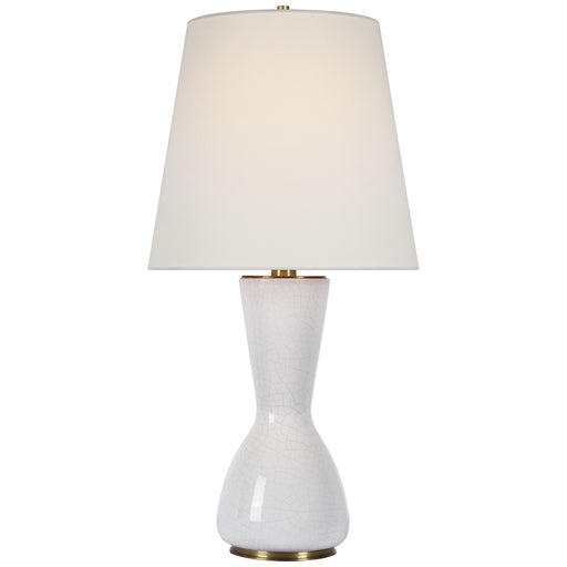 Jess LED Table Lamp Crackled Ivory